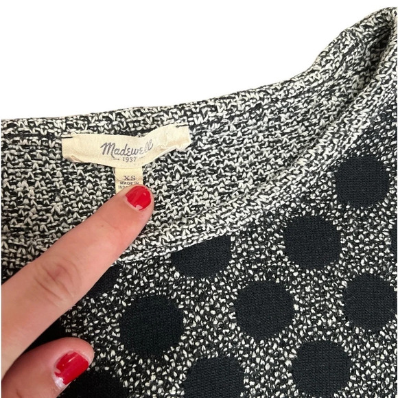 Madewell Polkadot long sleeve blouse - Picture 2 of 4